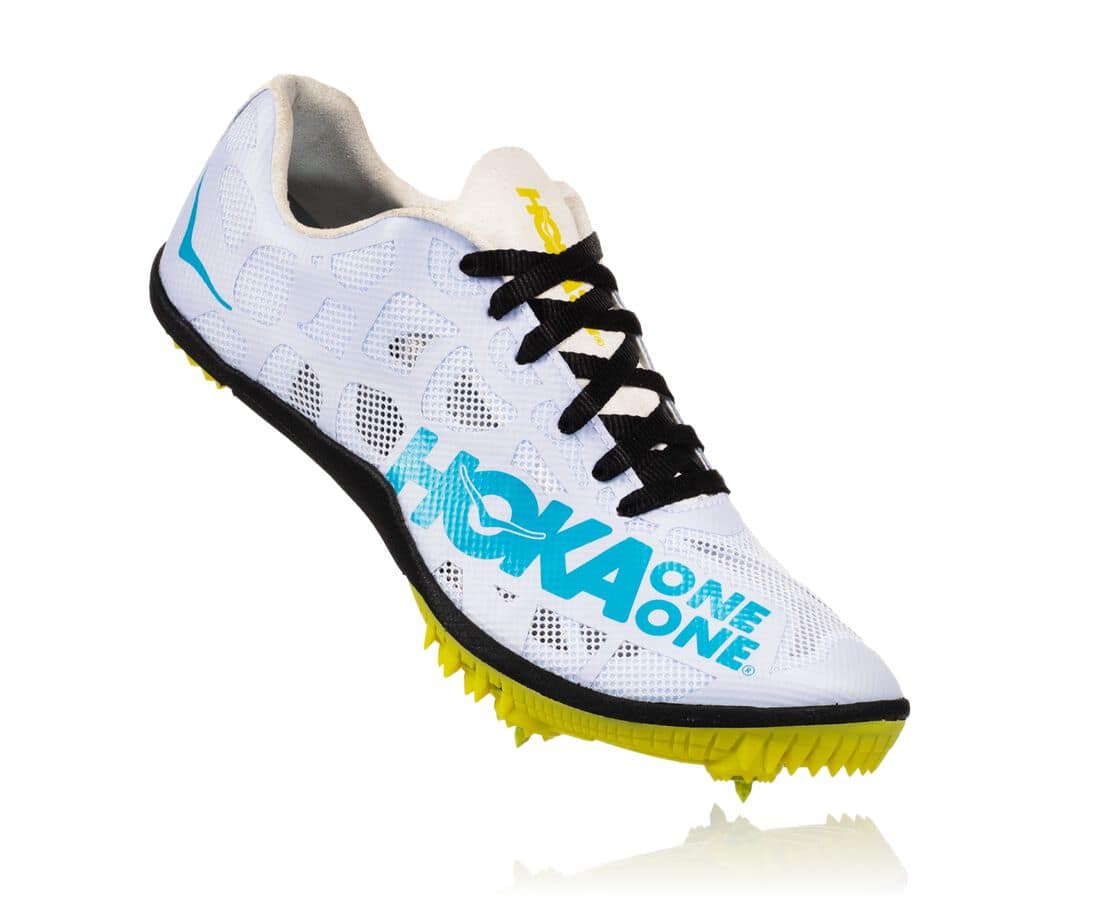 Hoka One One Rocket Md South Africa - Womens Track Spikes - Black / Cyan,QFJYE-0172